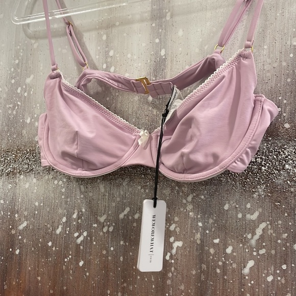 🌸 💜 We Wore What vintage lilac bra top or swim top💜🌸 - Picture 2 of 8